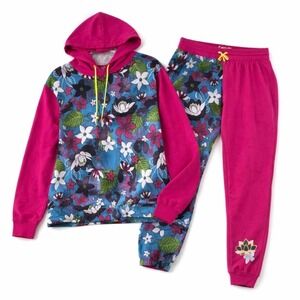 Disney Princess Jasmine Aladdin Sweatsuit Set Womens XL Hoodie Joggers Lounge